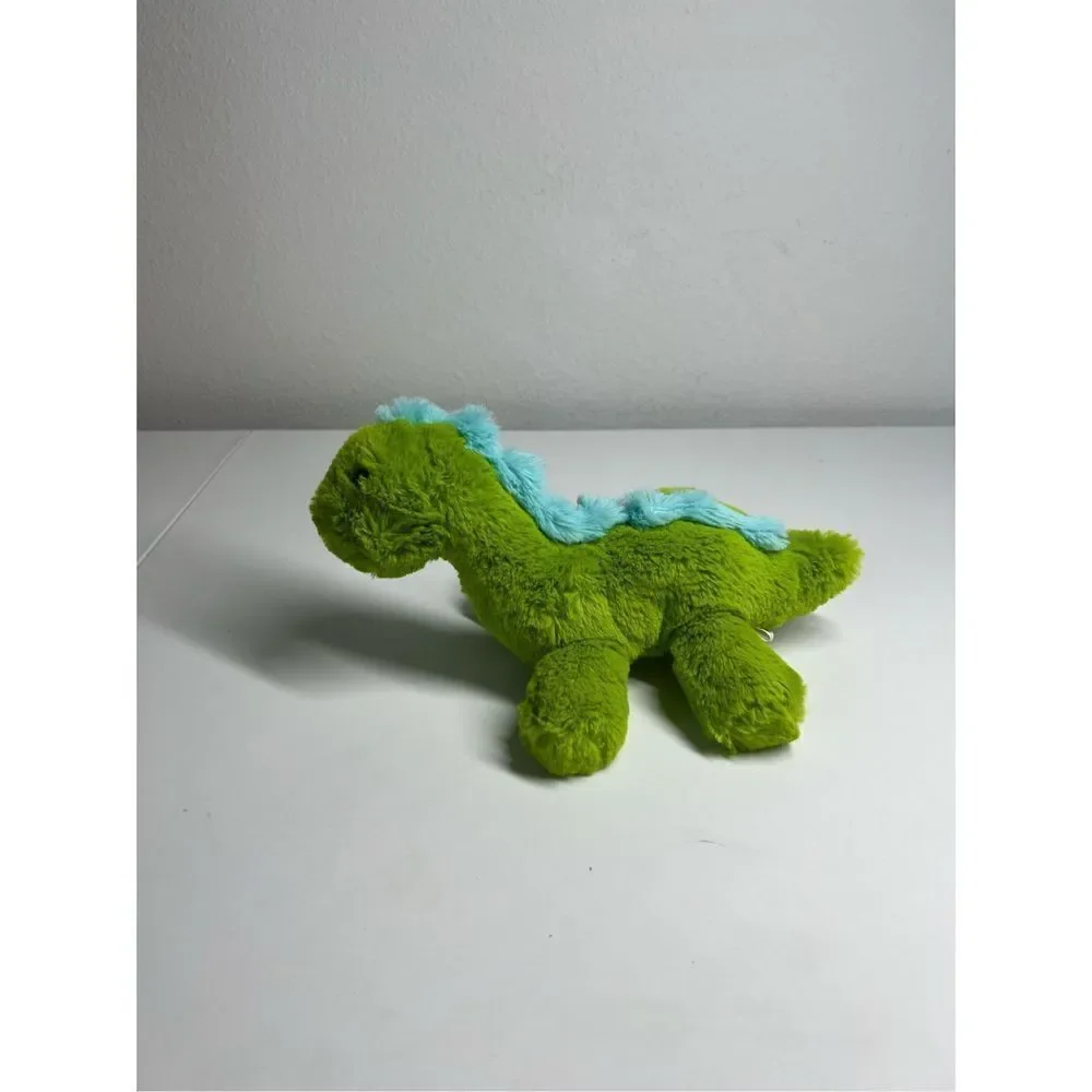 The Manhattan Toy Company Dinosaur Stuffed Animal Green Blue 8”